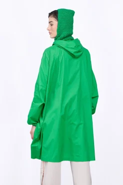 Vestes*Gertrude Anorak Coupe-Vent De Poche En Nylon Fin Titi Absinthe