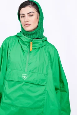 Vestes*Gertrude Anorak Coupe-Vent De Poche En Nylon Fin Titi Absinthe