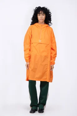 Vestes*Gertrude Anorak Coupe-Vent De Poche En Nylon Fin Titi Orange