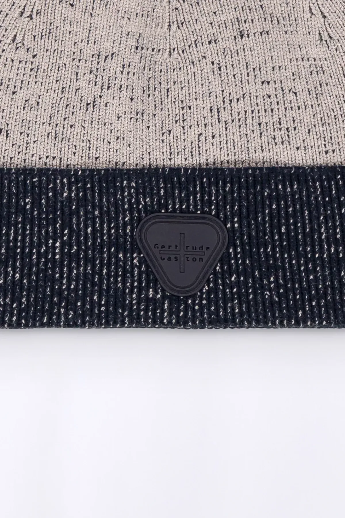Bobs & Bonnets*Gertrude Bonnet Bicolore Unisexe Chinee Gio Night/Light Grey