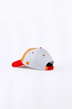 Casquettes*Gertrude Casquette Colorblock Avec Logo En Silicone Billy Orange/Rouge