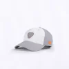 Casquettes*Gertrude Casquette Effet Use Avec Logo En Silicone Billy Vintage White