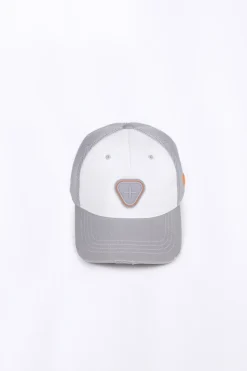 Casquettes*Gertrude Casquette Effet Use Avec Logo En Silicone Billy Vintage White