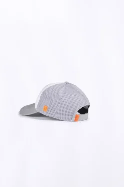 Casquettes*Gertrude Casquette Effet Use Avec Logo En Silicone Billy Vintage White