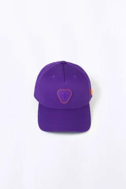 Casquettes*Gertrude Casquette Unie Avec Logo En Silicone Billy Purple