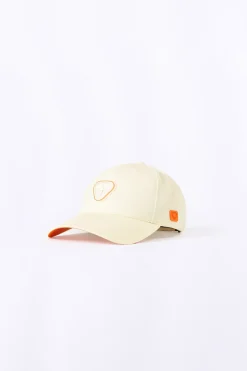 Casquettes*Gertrude Casquette Unie Avec Logo En Silicone Billy Vanille