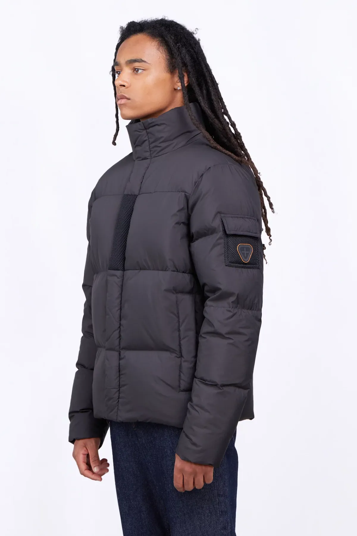 Doudounes Longues*Gertrude Doudoune Col Montante Coupe Regular Malone Black