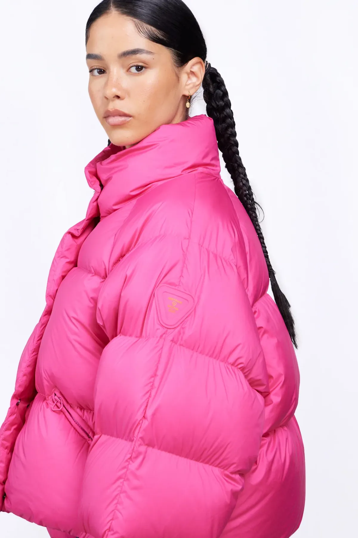 Doudounes Courtes*Gertrude Doudoune Courte Bouffante Emmanuelle Magenta