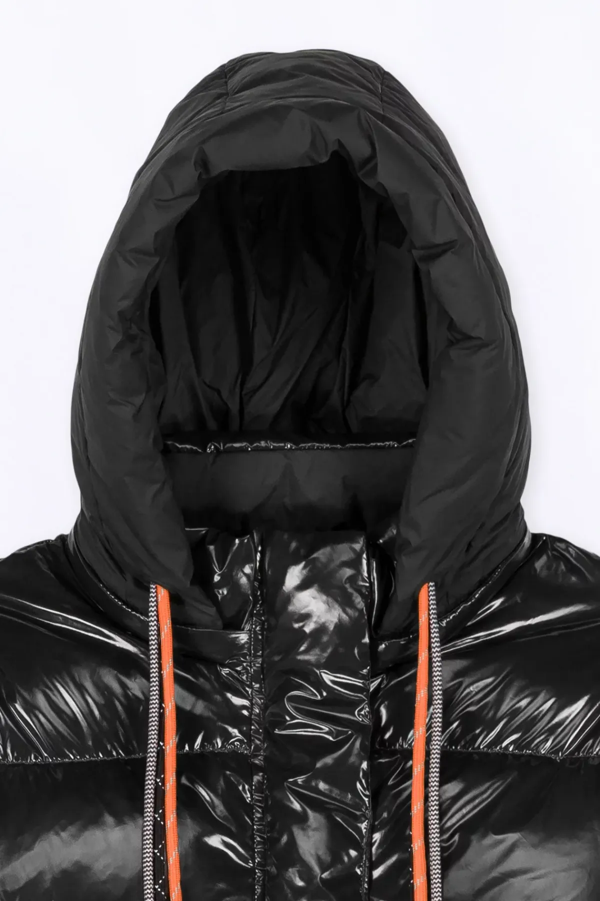 Doudounes & Vestes*Gertrude Doudoune Courte Nylon Glossy Little Lili Bright Black