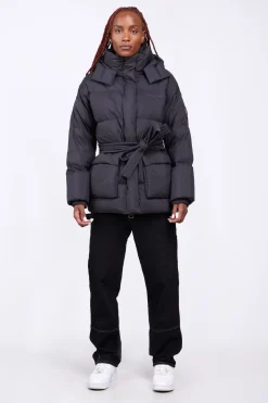 Doudounes Longues*Gertrude Doudoune Oversize Unisexe Mate Manie Texture Black