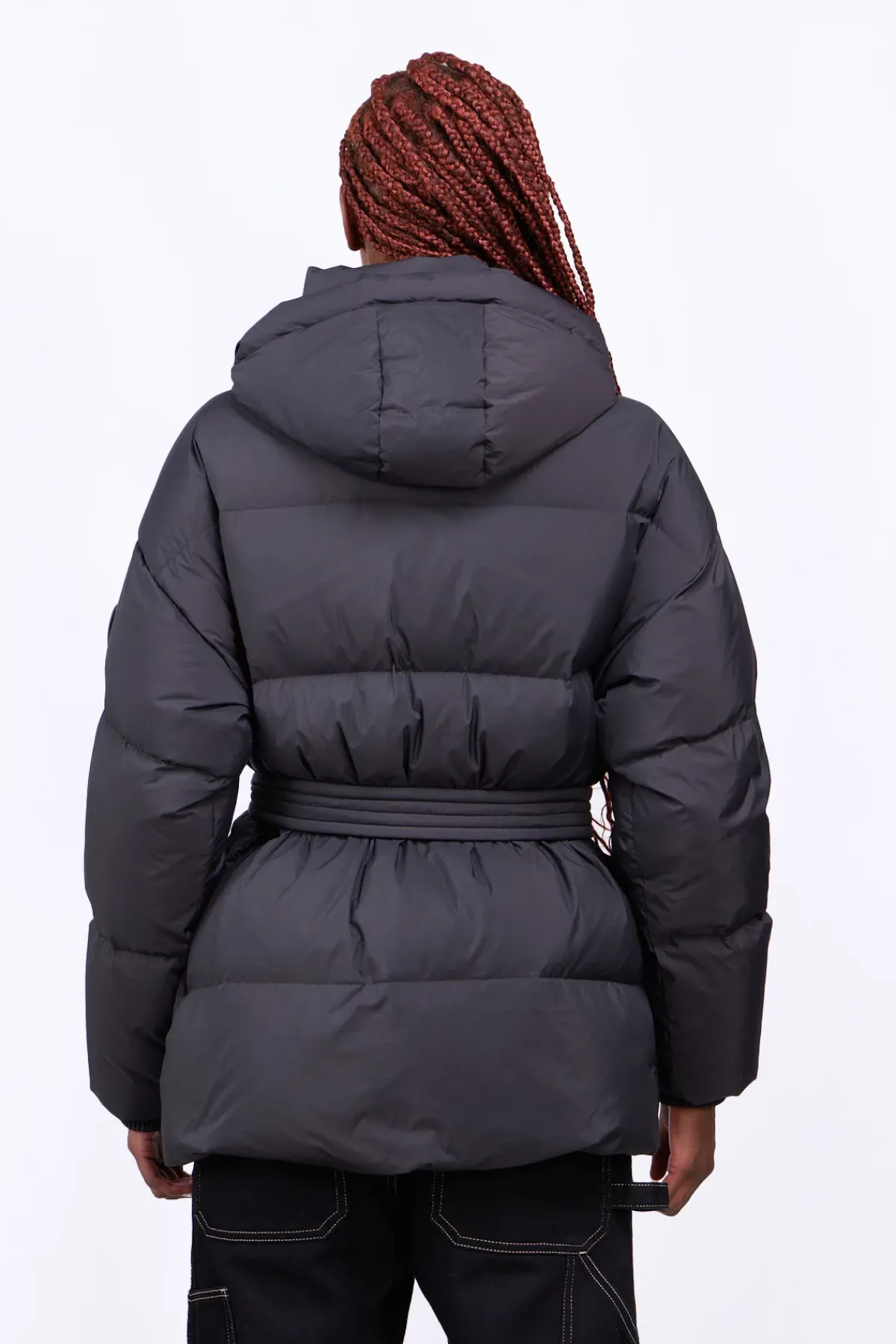 Doudounes Longues*Gertrude Doudoune Oversize Unisexe Mate Manie Texture Black