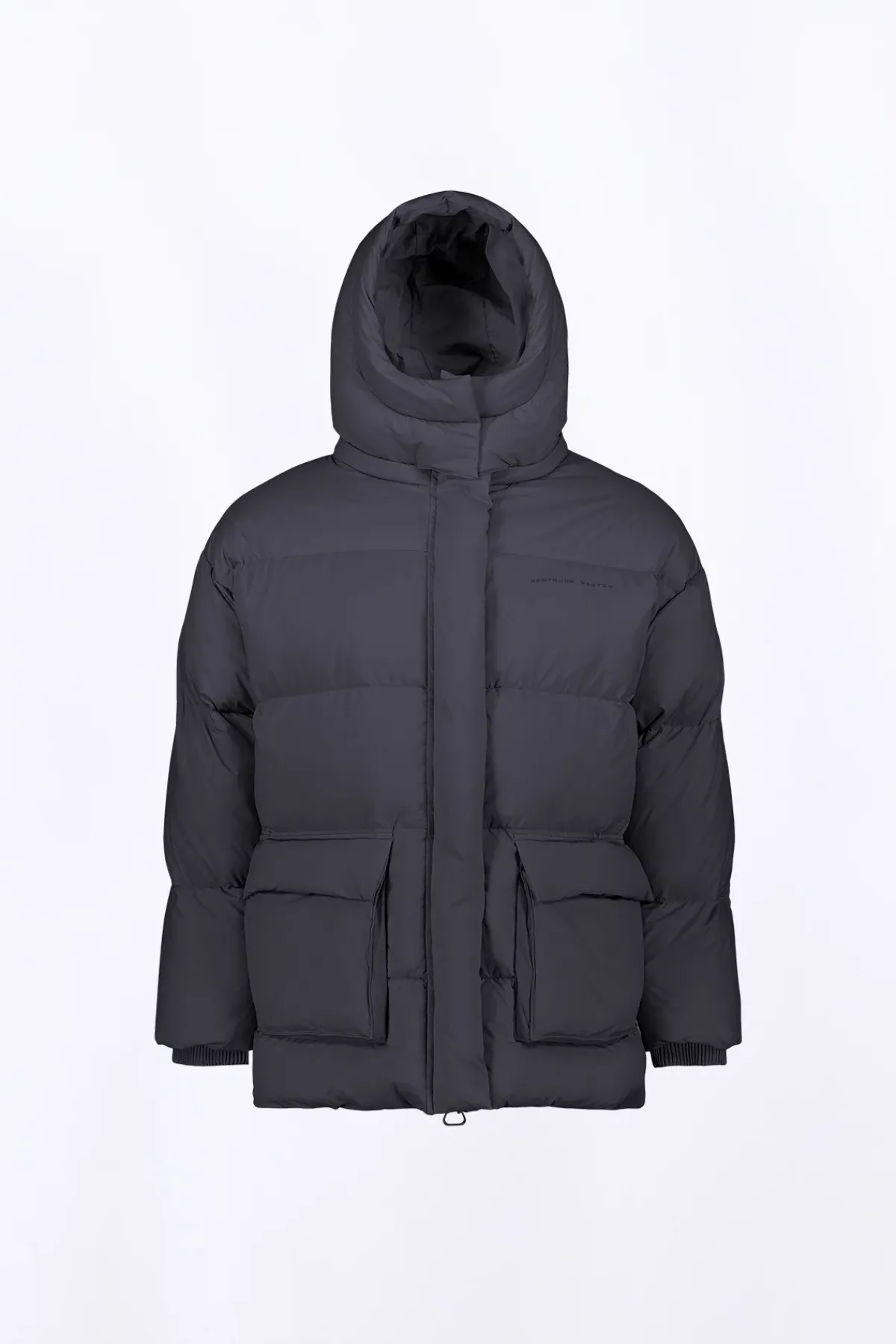 Doudounes Longues*Gertrude Doudoune Oversize Unisexe Mate Manie Texture Black