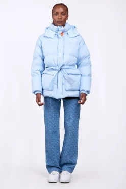 Doudounes Longues*Gertrude Doudoune Oversize Unisexe Mate Manie Texture Hortensia