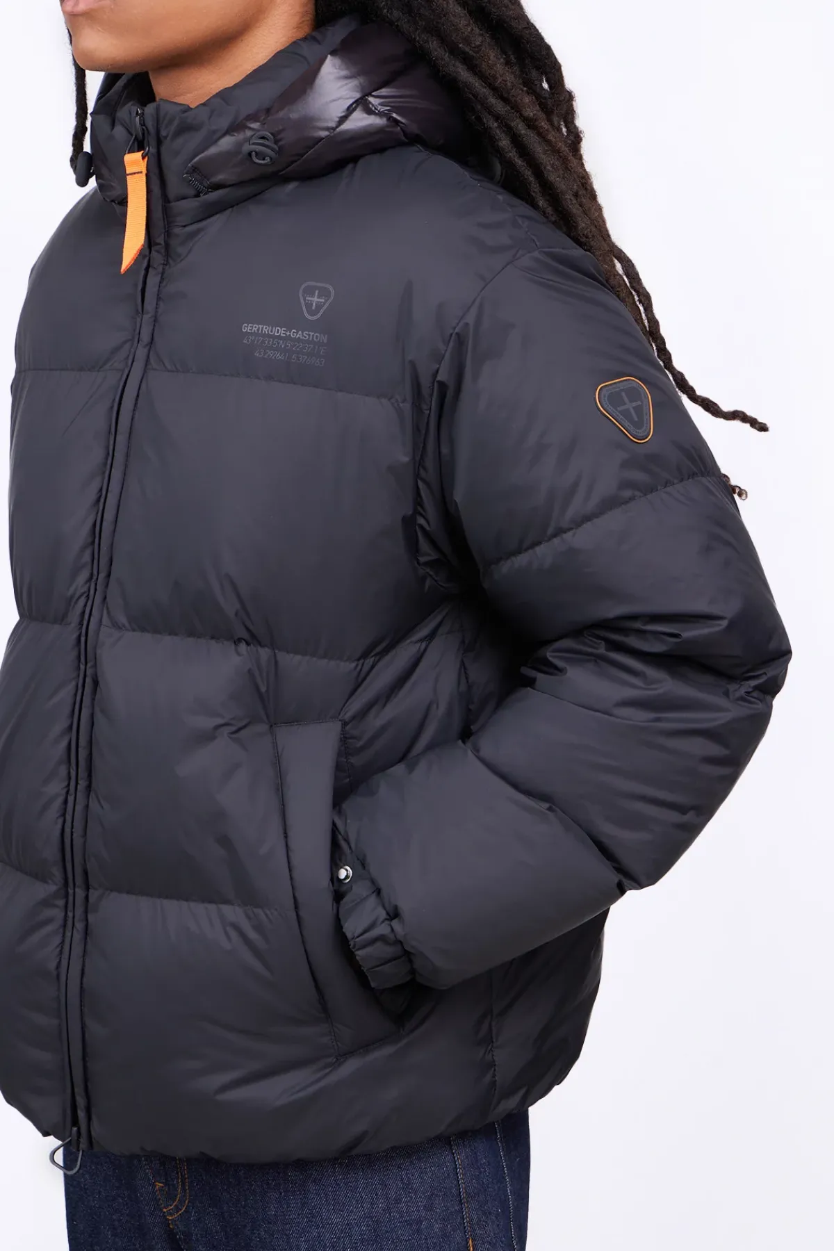 Doudounes Longues*Gertrude Doudoune Regular Homme Bi-Matiere Marcel Black