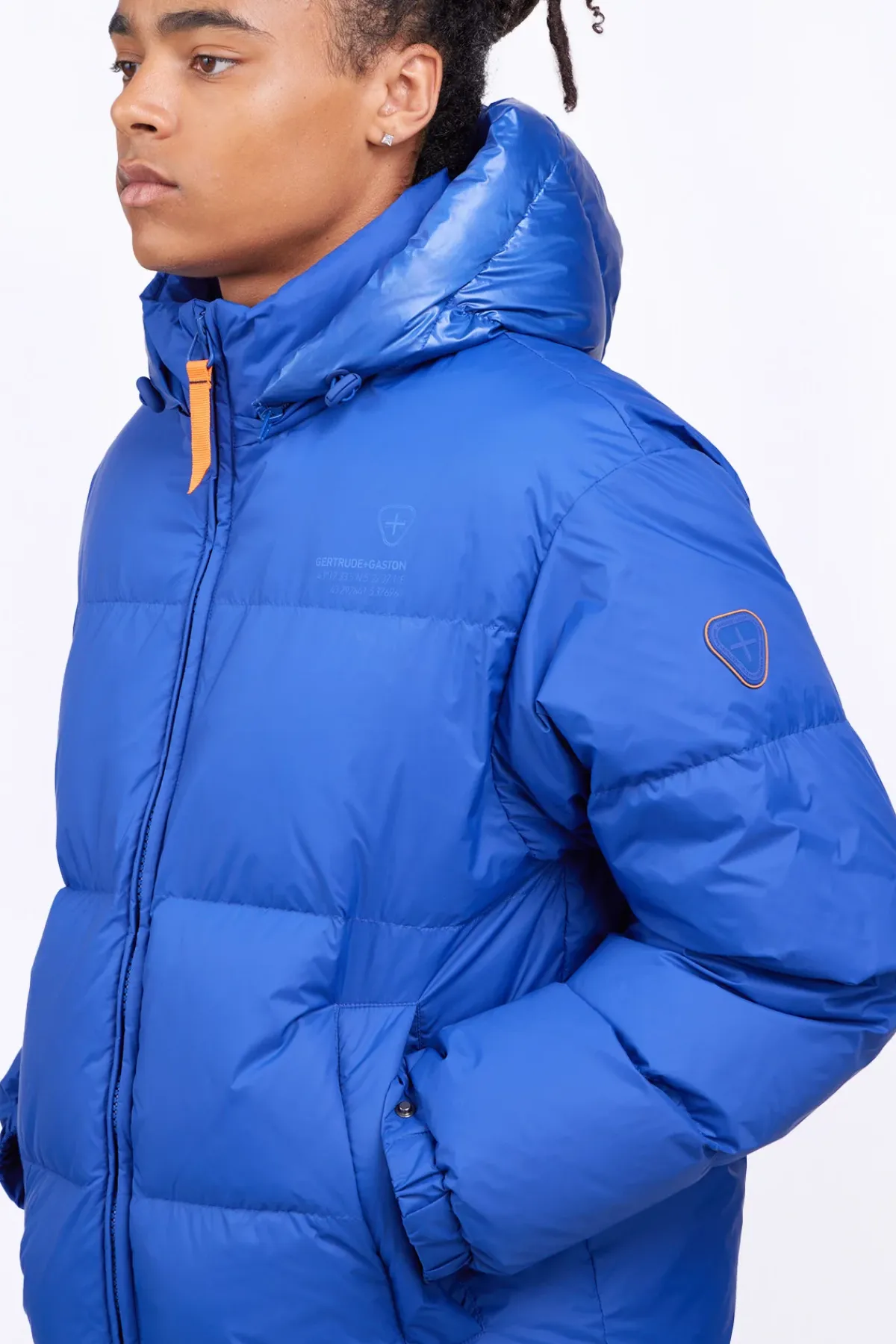 Doudounes Longues*Gertrude Doudoune Regular Homme Bi-Matiere Marcel Worker Blue