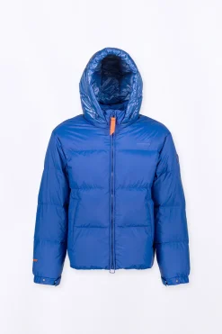 Doudounes Longues*Gertrude Doudoune Regular Homme Bi-Matiere Marcel Worker Blue