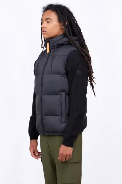 Doudounes Courtes*Gertrude Doudoune Sans Manche En Nylon Cesar Mat Black