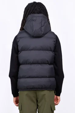 Doudounes Courtes*Gertrude Doudoune Sans Manche En Nylon Cesar Mat Black