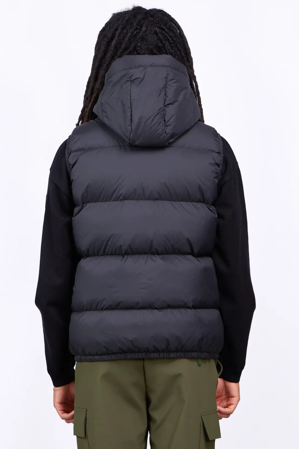 Doudounes Courtes*Gertrude Doudoune Sans Manche En Nylon Cesar Mat Black