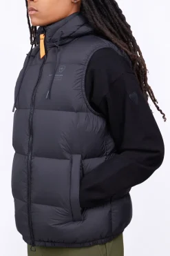 Doudounes Courtes*Gertrude Doudoune Sans Manche En Nylon Cesar Mat Black