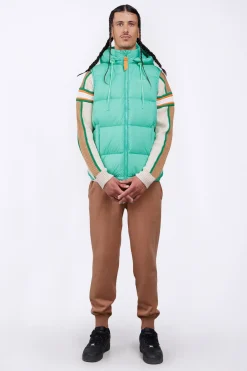 Doudounes Courtes*Gertrude Doudoune Sans Manche En Nylon Cesar Mat Opaline