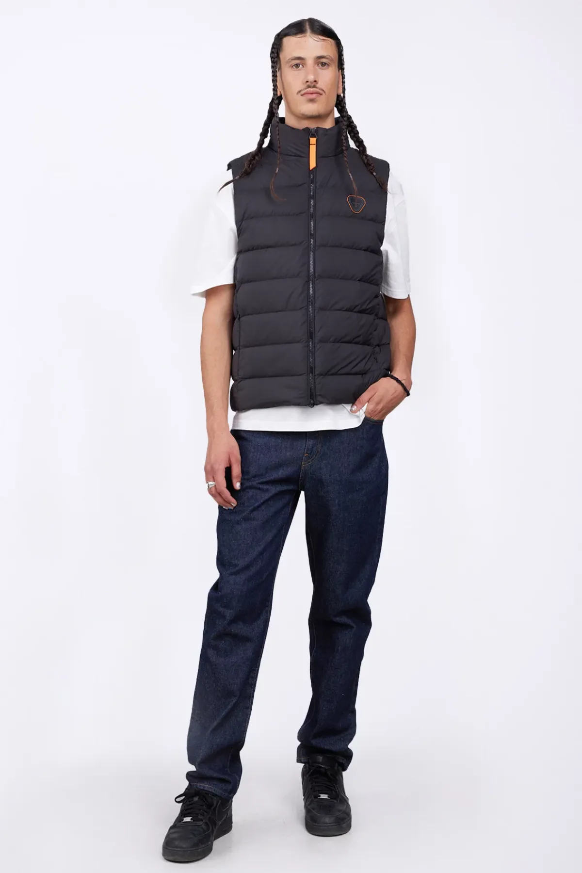 Doudounes Courtes*Gertrude Doudoune Sans Manches Coupe Droite Kitou Black