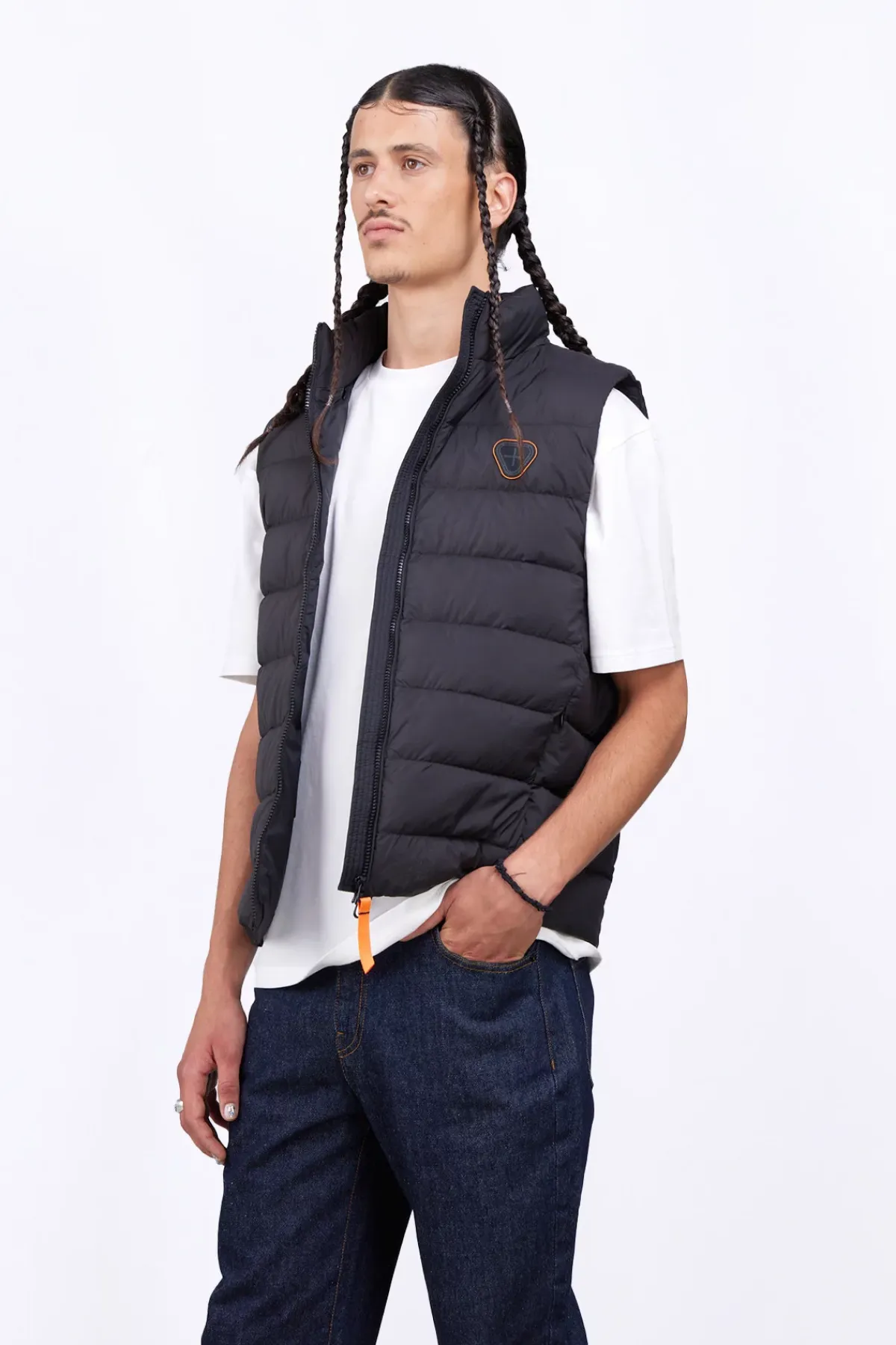 Doudounes Courtes*Gertrude Doudoune Sans Manches Coupe Droite Kitou Black