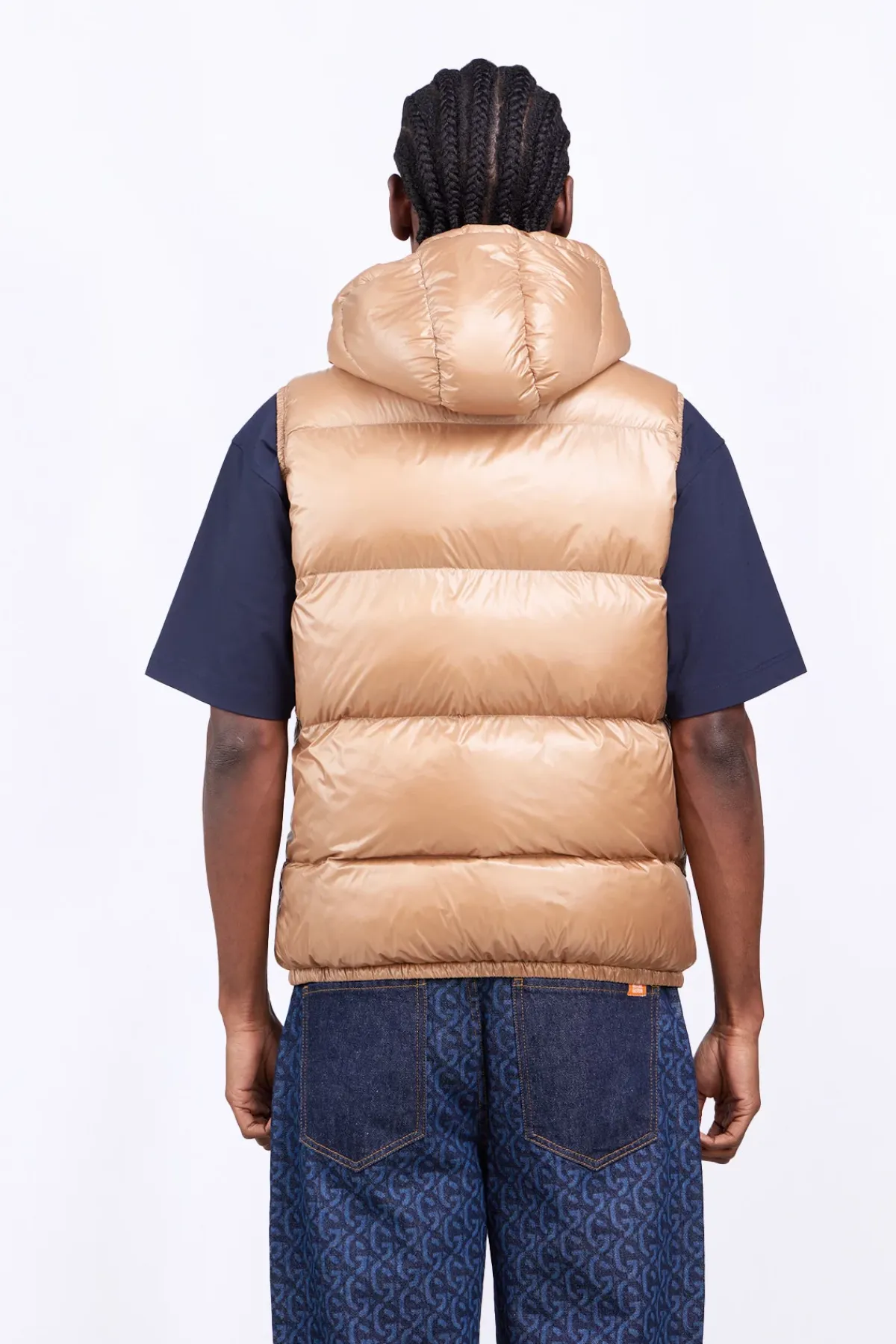 Doudounes Courtes*Gertrude Doudoune Sans Manches En Nylon Brillant Cesar Liege