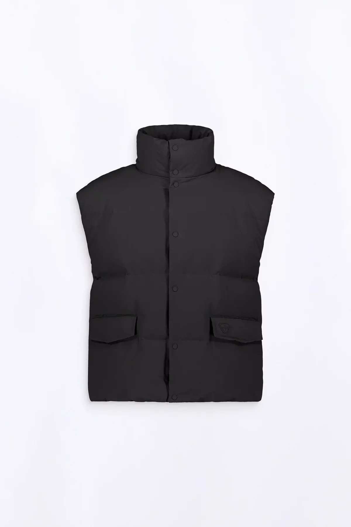 Doudounes Courtes*Gertrude Doudoune Sans Manches En Nylon Epais Cali Black