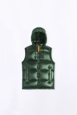 Doudounes & Vestes*Gertrude Doudoune Sans Manches Little Cesar Dark Green