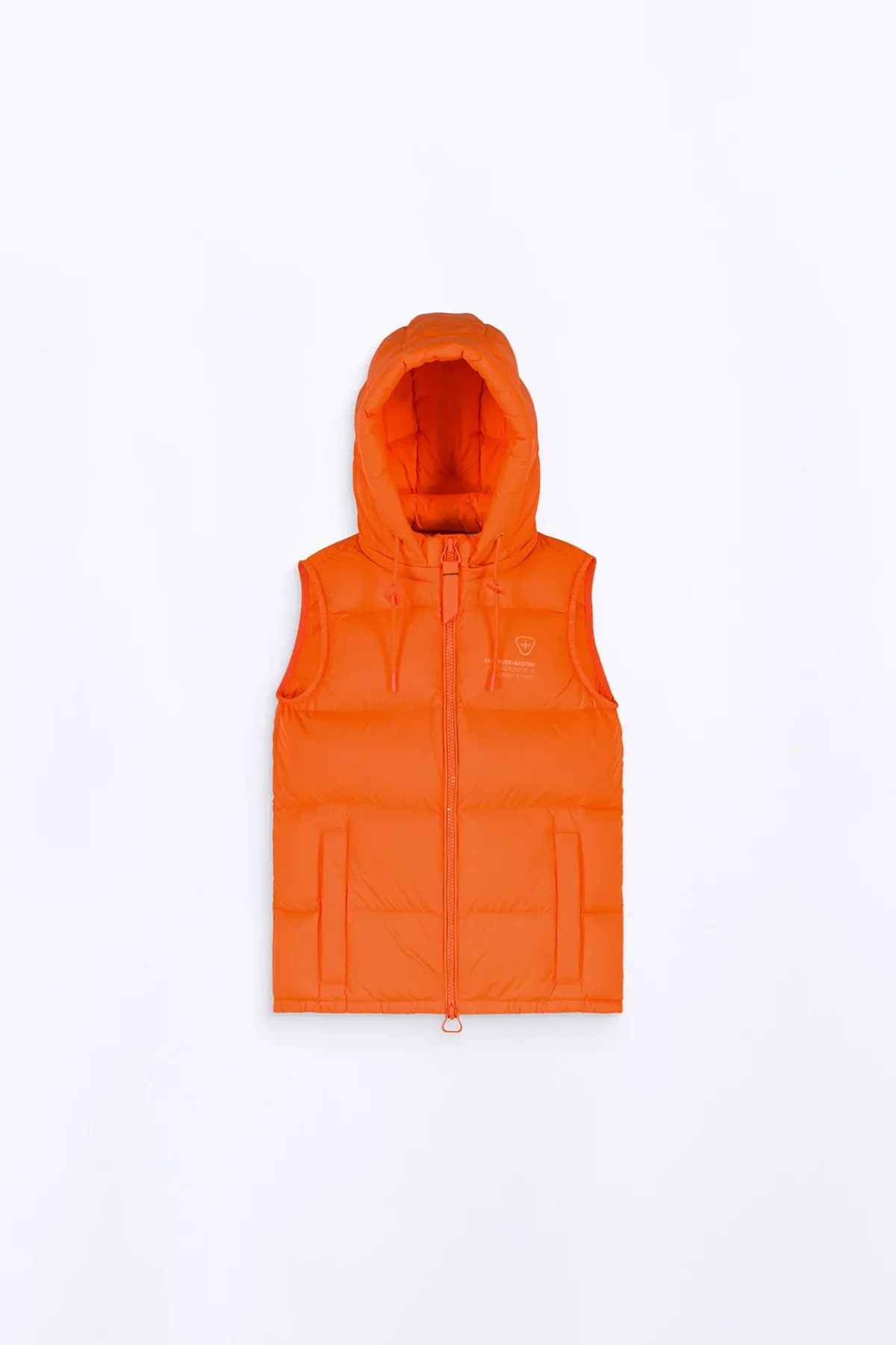 Doudounes & Vestes*Gertrude Doudoune Sans Manches Little Cesar Mat Orange