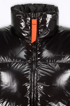 Doudounes Courtes*Gertrude Doudoune Sans Manches Puffy Matiere Glossy Galinette Black