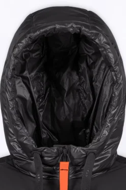 Doudounes Courtes*Gertrude Doudoune Texturee Coupe Trapeze Leslie Black