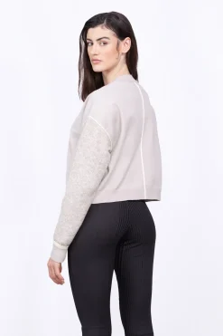 Pulls & Cardigans*Gertrude Gilet Ample Bi-Matiere Ultradoux Allison Ciment