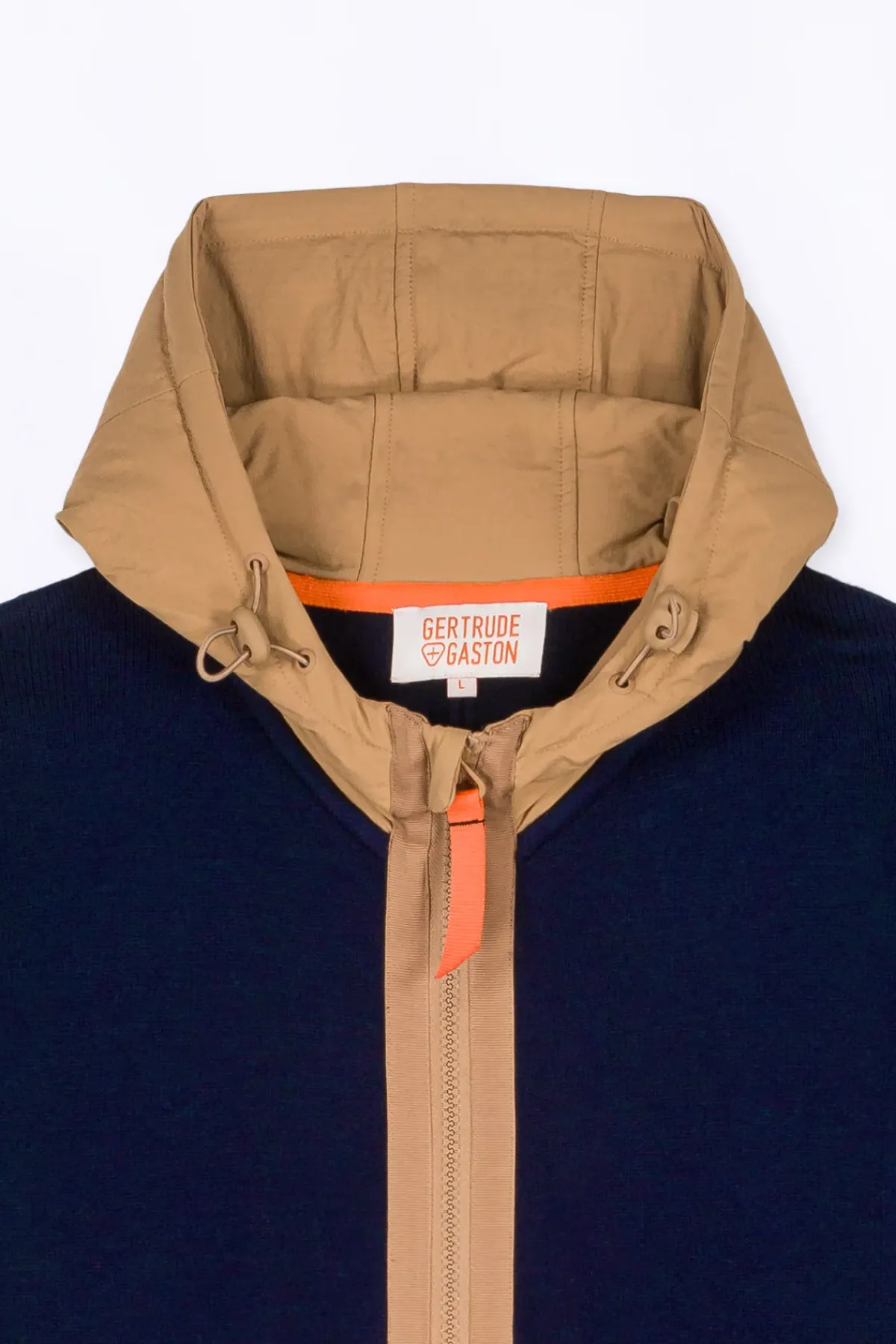 Gilets*Gertrude Gilet Bi-Matiere A Capuche Ken Night