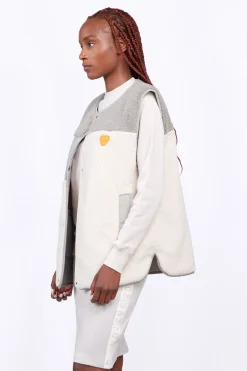 Vestes & Surchemises*Gertrude Gilet Sans Manches Reversible Desiree Dust
