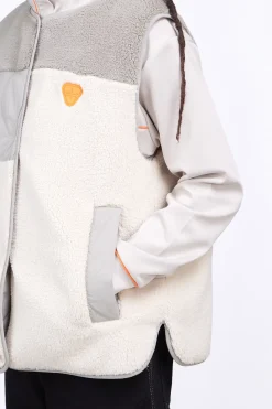 Vestes & Surchemises*Gertrude Gilet Sans Manches Reversible Desiree Dust
