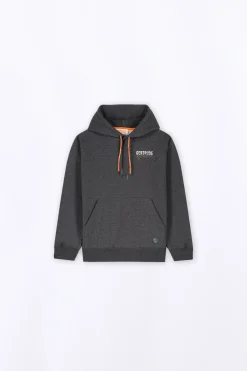 Sweatshirts & Hoodies*Gertrude Hoodie A Capuche Little Charly Br Charcoal Chine