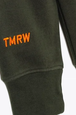 Sweatshirts & Hoodies*Gertrude Hoodie A Capuche Little Charly Broderie Kaki
