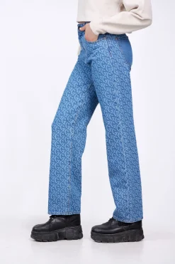 Pantalons*Gertrude Jeans Boyfriend Taille Haute Monogramme Stella 6 Month