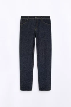 Pantalons*Gertrude Jeans Coupe Droite Double Delavage James Brut
