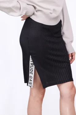 Robes & Jupes*Gertrude Jupe Crayon En Maille Adama Black