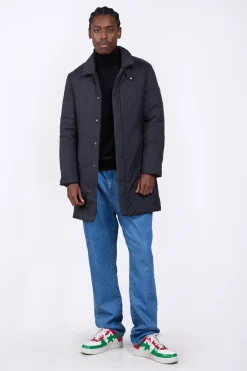 Vestes*Gertrude Manteau En Nylon Leger Coupe Droite Claude Black