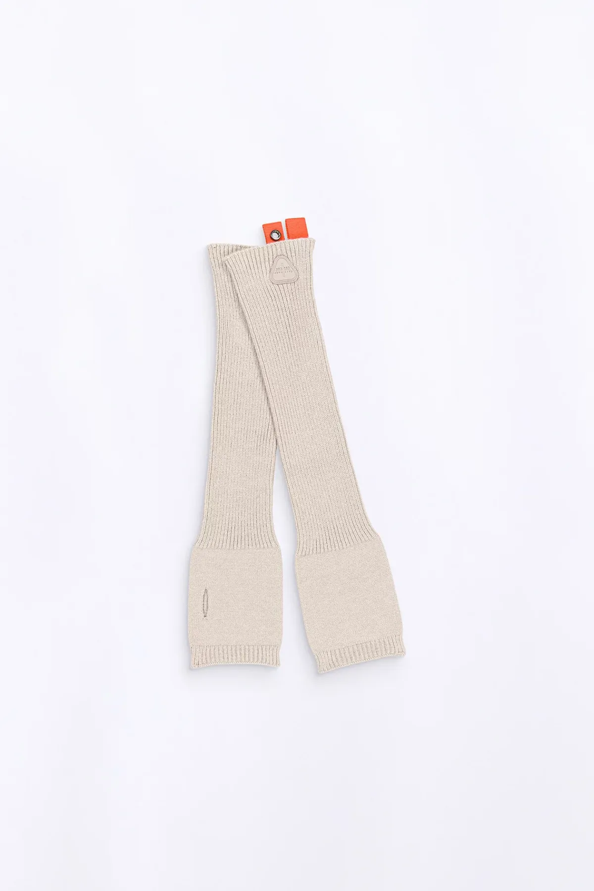 Echarpes & Gants*Gertrude Mitaines Longues En Maille Kitty Ciment