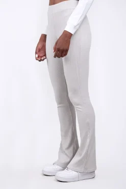 Pantalons*Gertrude Pantalon Ajuste Coupe Flare Minerva Ciment