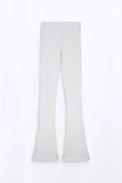Pantalons*Gertrude Pantalon Ajuste Coupe Flare Minerva Ciment