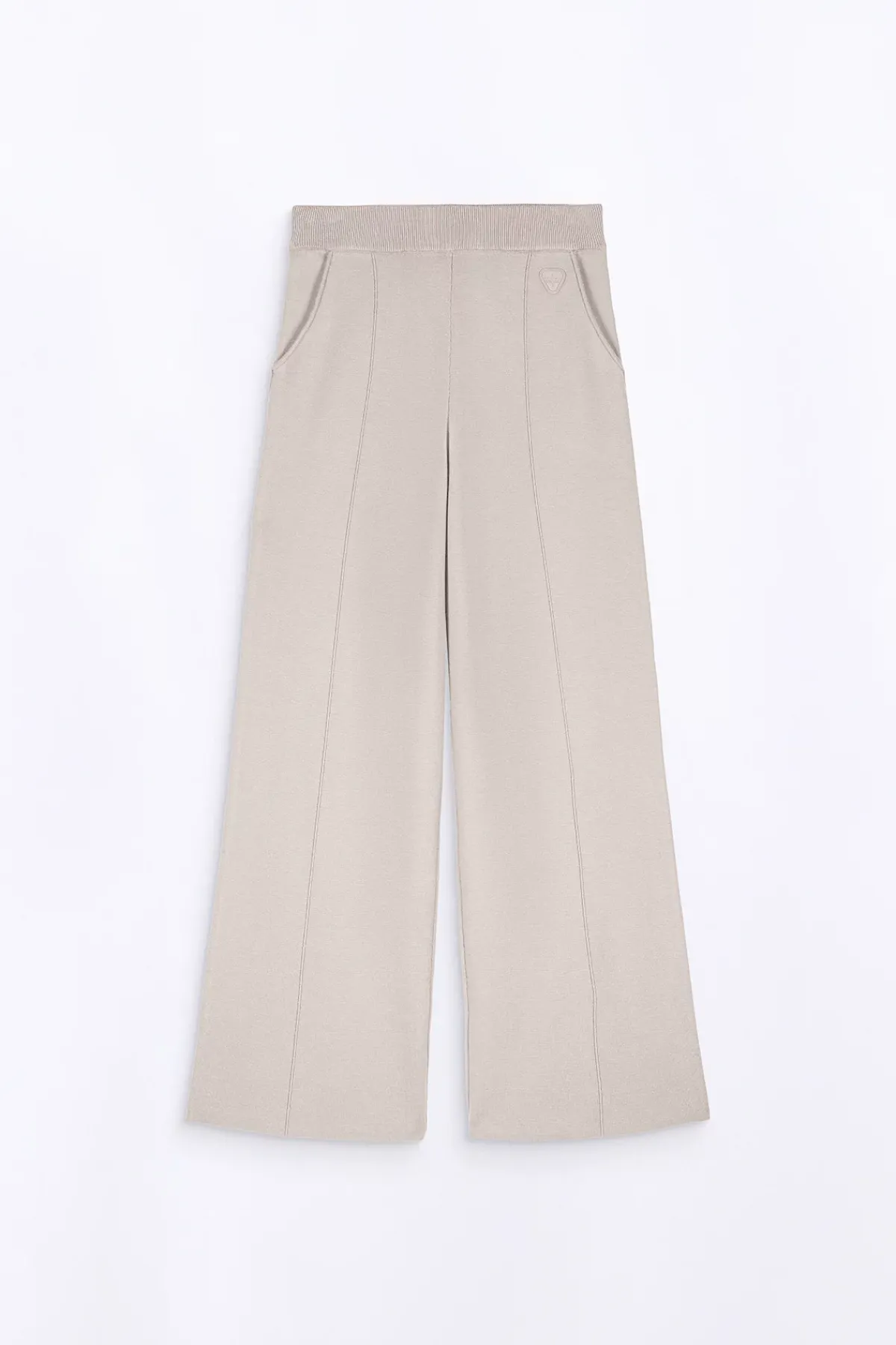 Pantalons*Gertrude Pantalon Ample En Maille Annie Ciment