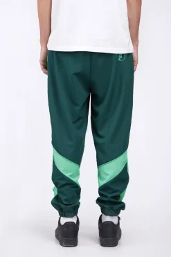 Pantalons*Gertrude Pantalon De Jogging Ample Bi-Matiere Elvis Dark Green