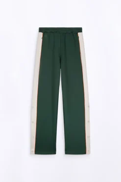 Pantalons*Gertrude Pantalon De Jogging Bandes Contrastees Maxence Dark Green