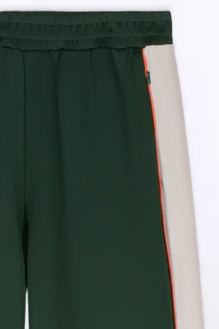 Pantalons*Gertrude Pantalon De Jogging Bandes Contrastees Maxence Dark Green